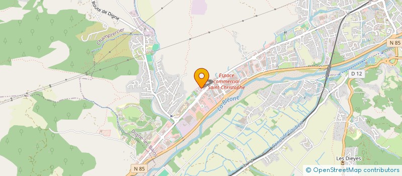 localisation de l'entreprise SCI MILO à DIGNE-LES-BAINS