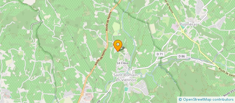 localisation de l'entreprise SCI MILO  SAINT-ROMAIN-EN-VIENNOIS