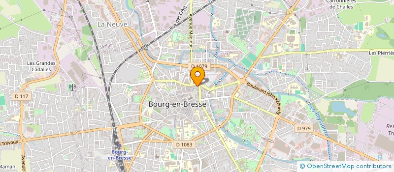 localisation de l'entreprise SCI MILO à BOURG-EN-BRESSE