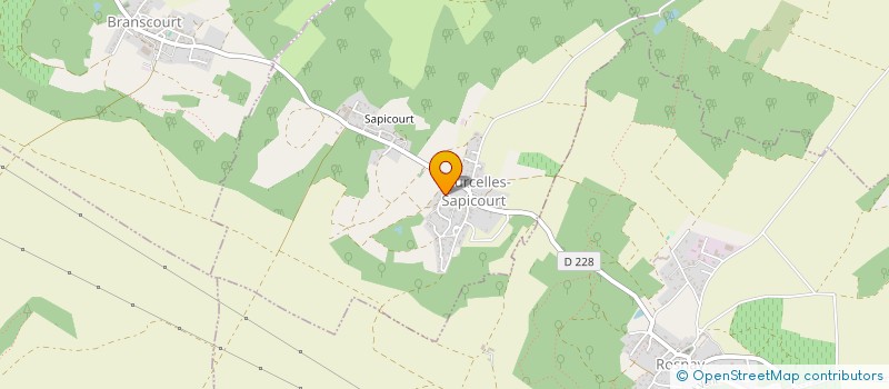 localisation de l'entreprise SCI MILO  COURCELLES-SAPICOURT