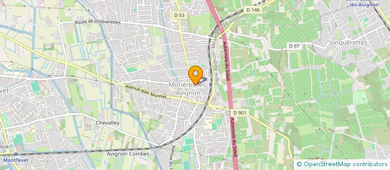 localisation de l'entreprise SCI MILO ROSE  MORIERES LES AVIGNON