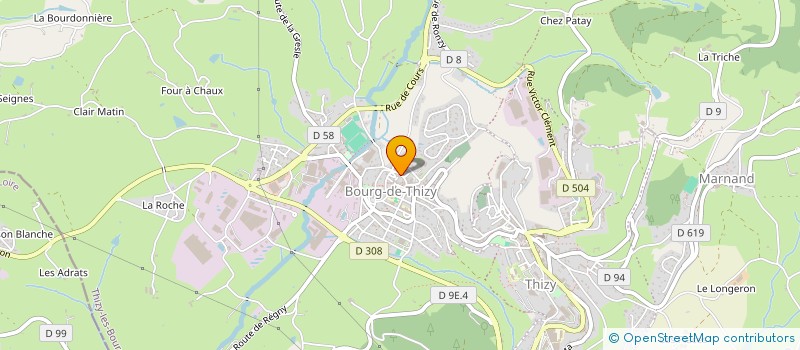 localisation de l'entreprise SCI MILOBER  THIZY-LES-BOURGS