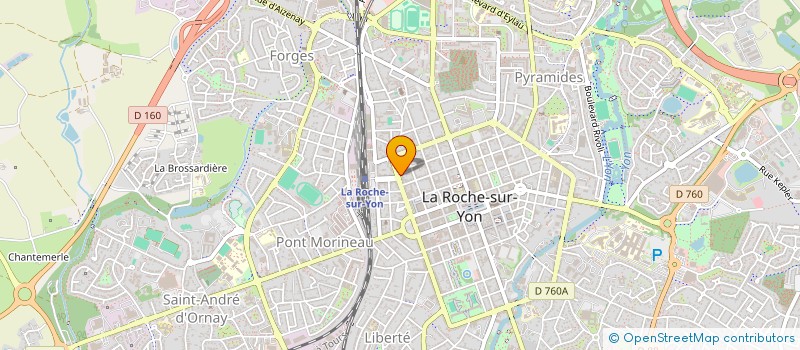 localisation de l'entreprise SCI MILOCHAU IMMOBILIER CONSEIL  LA ROCHE-SUR-YON