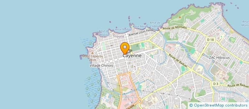 localisation de l'entreprise SCI MILOCK  CAYENNE