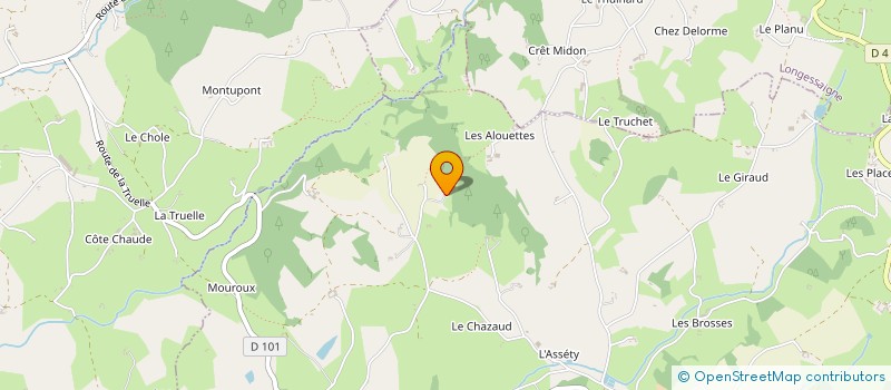 localisation de l'entreprise SCI MILOLI  SAINT-CLEMENT-LES-PLACES