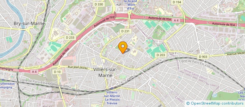 localisation de l'entreprise SCI MILONGA  VILLIERS-SUR-MARNE