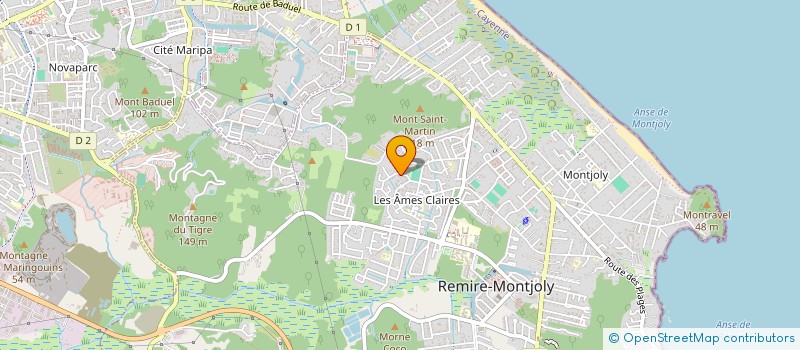 localisation de l'entreprise SCI MILOO  REMIRE-MONTJOLY