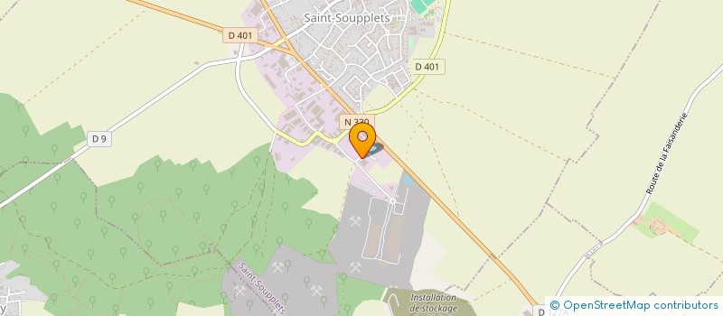 localisation de l'entreprise SCI MILOR  SAINT-SOUPPLETS