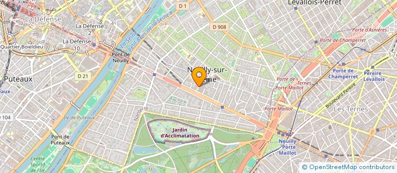 localisation de l'entreprise SCI MILOR à NEUILLY-SUR-SEINE