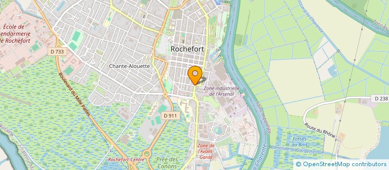 localisation de l'entreprise SCI MILORD  ROCHEFORT