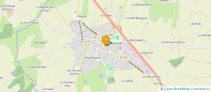 localisation de l'entreprise SCI MILORD  BROONS