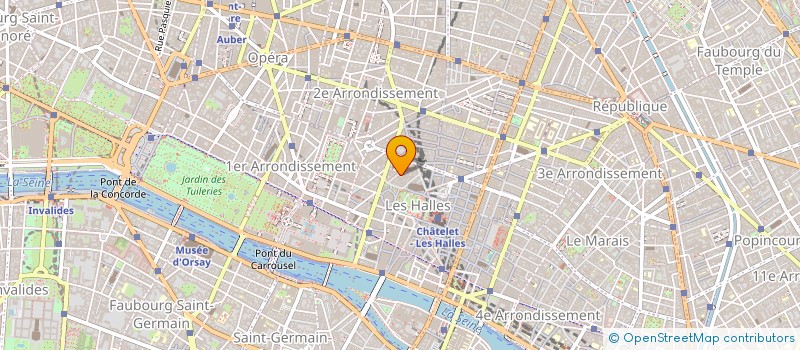 localisation de l'entreprise SCI MILOS  PARIS