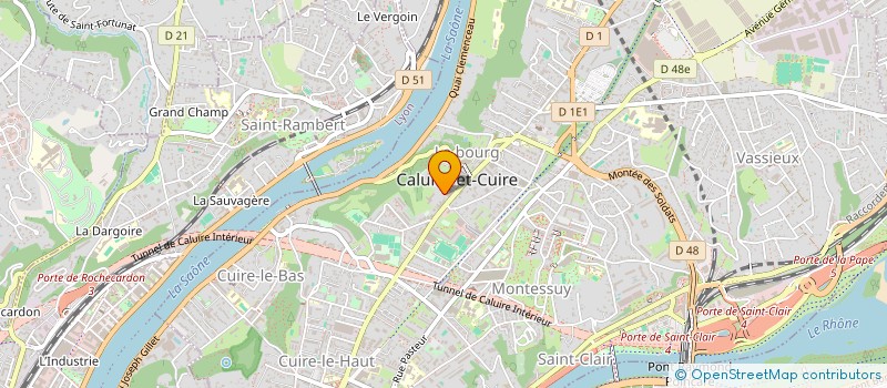 localisation de l'entreprise SCI MILOU  CALUIRE-ET-CUIRE