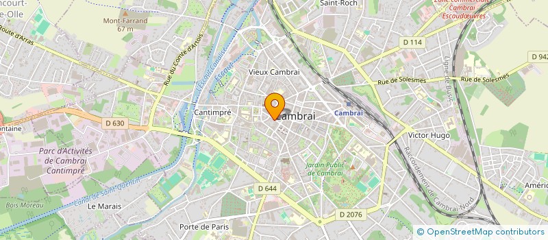 localisation de l'entreprise SCI MILOU à CAMBRAI