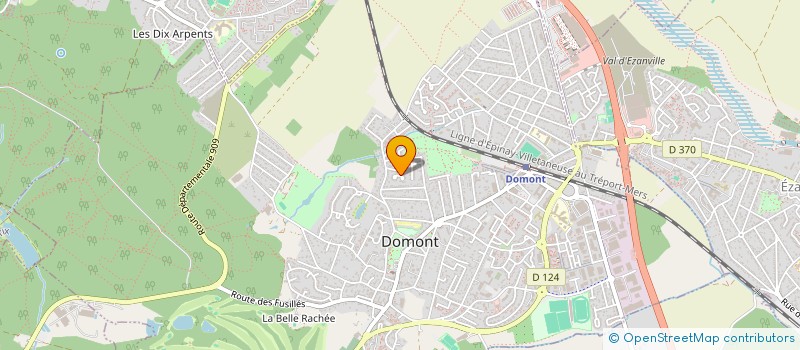 localisation de l'entreprise SCI MILOU-PILLOT  DOMONT