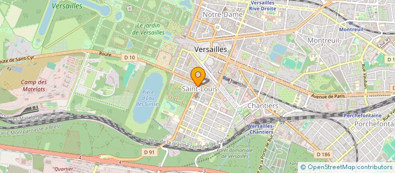 localisation de l'entreprise SCI MILOUD à VERSAILLES