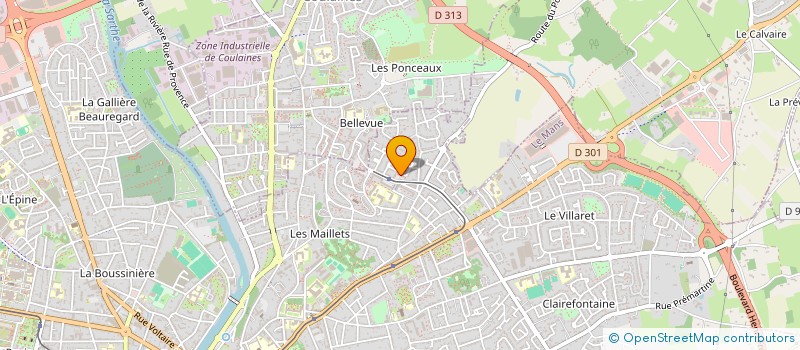 localisation de l'entreprise SCI MILOUD-SOULAYMANE  LE MANS