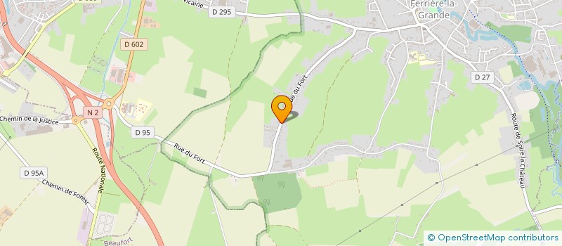 localisation de l'entreprise SCI MILOUDENT  FERRIERE-LA-GRANDE