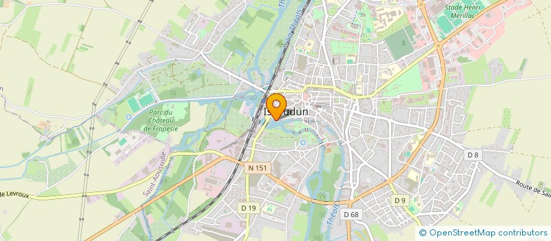 localisation de l'entreprise SCI MILOUN  ISSOUDUN