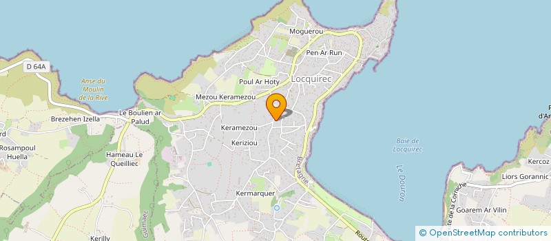 localisation de l'entreprise SCI MILOUREJ  LOCQUIREC