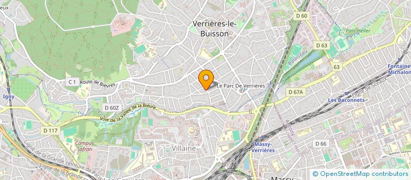 localisation de l'entreprise SCI MILOX à VERRIERES-LE-BUISSON