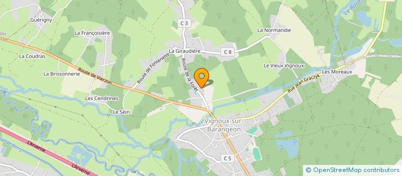 localisation de l'entreprise SCI MILPAR  VOUZERON