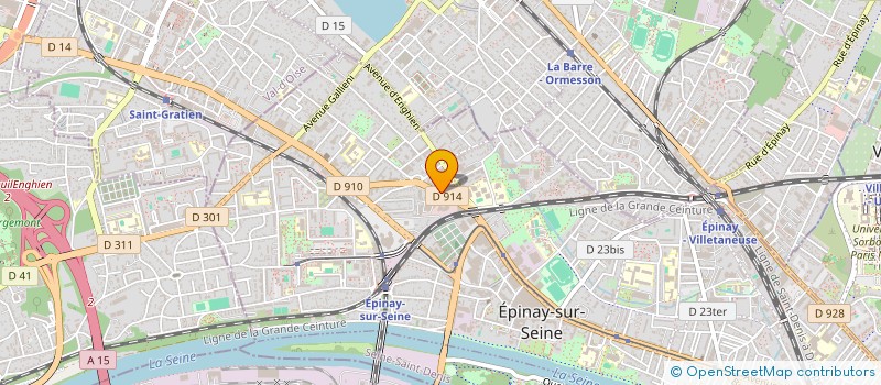 localisation de l'entreprise SCI MILPAU à EPINAY-SUR-SEINE