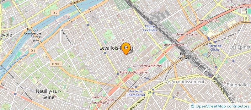 localisation de l'entreprise SCI MILPIERRE à LEVALLOIS PERRET