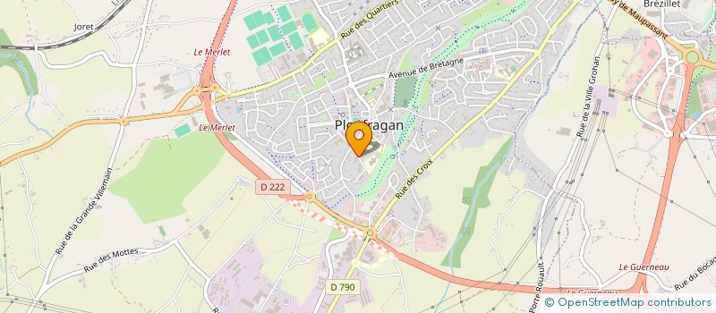 localisation de l'entreprise SCI MILT  PLOUFRAGAN