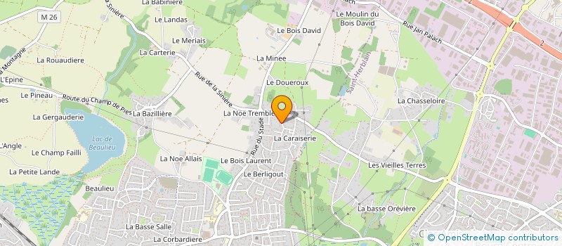 localisation de l'entreprise SCI MILTEX à COUERON
