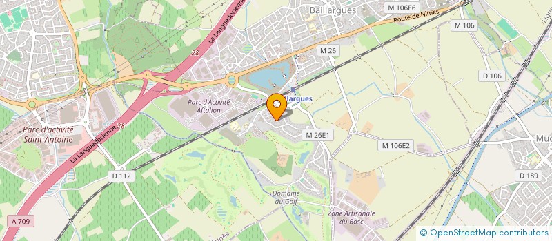 localisation de l'entreprise SCI MILYBRI à BAILLARGUES