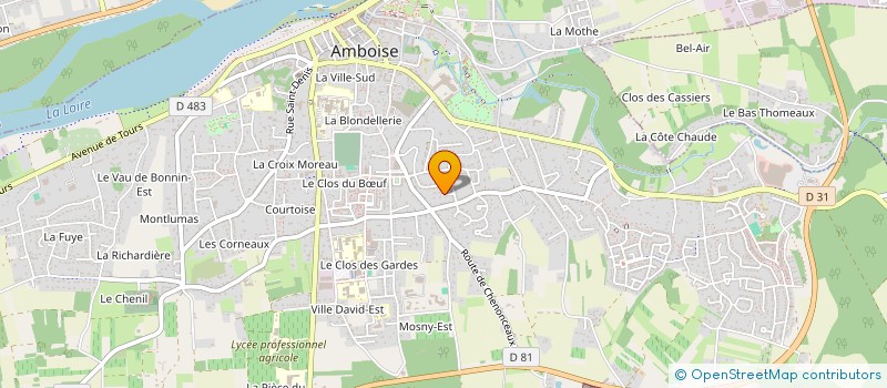 localisation de l'entreprise SCI MILYNE  AMBOISE