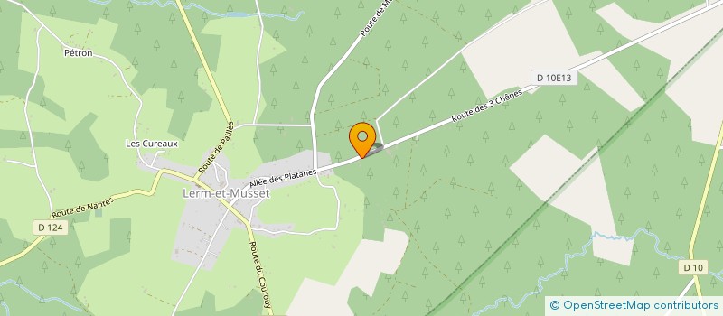 localisation de l'entreprise SCI MILYPISO  LERM-ET-MUSSET