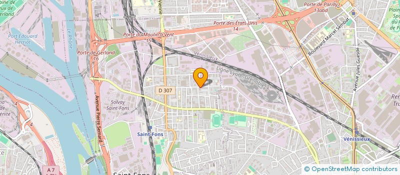 localisation de l'entreprise SCI MIM HBIT  SAINT-FONS