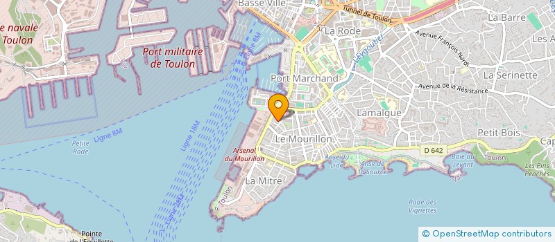 localisation de l'entreprise SCI MIMA  TOULON