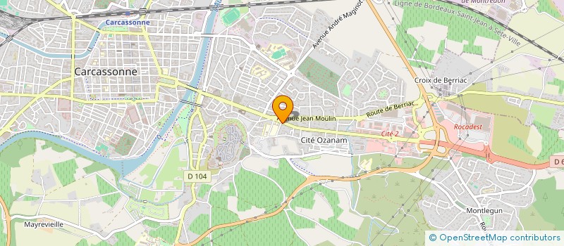localisation de l'entreprise SCI MIMA à CARCASSONNE