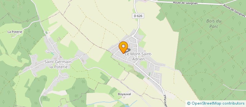 localisation de l'entreprise SCI MIMA  LE MONT-SAINT-ADRIEN