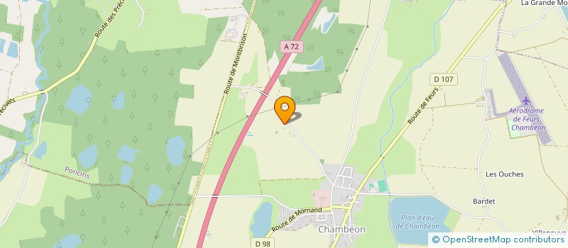 localisation de l'entreprise SCI MIMAM  MIZERIEUX