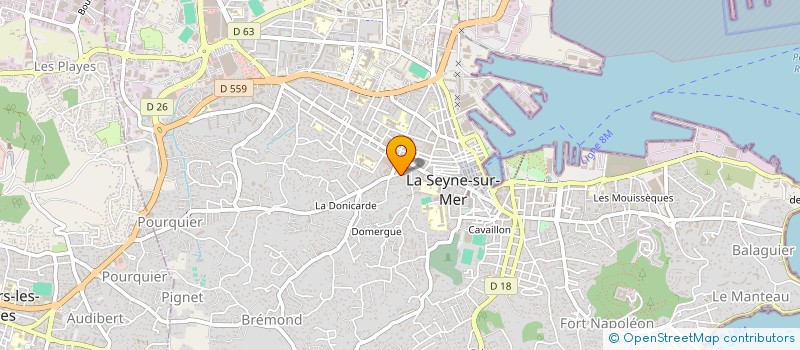 localisation de l'entreprise SCI MIMAR à LA SEYNE-SUR-MER