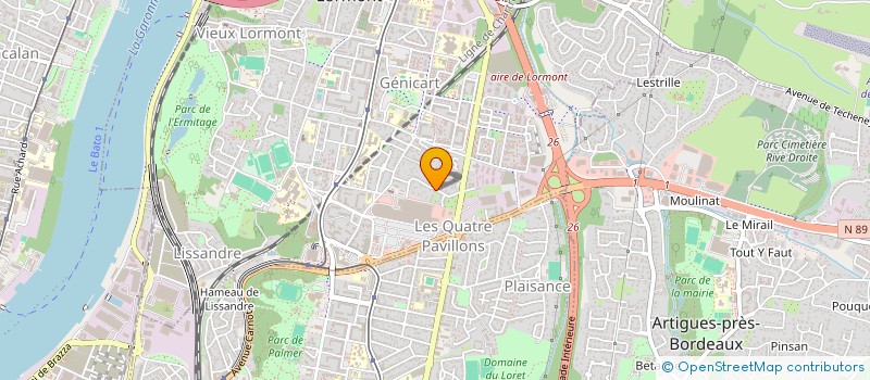 localisation de l'entreprise SCI MIMAR SINAN  LORMONT