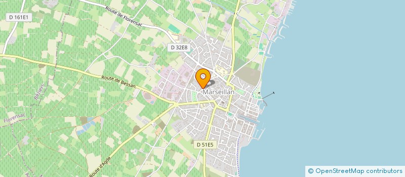 localisation de l'entreprise SCI MIMARD MIMARD à MARSEILLAN