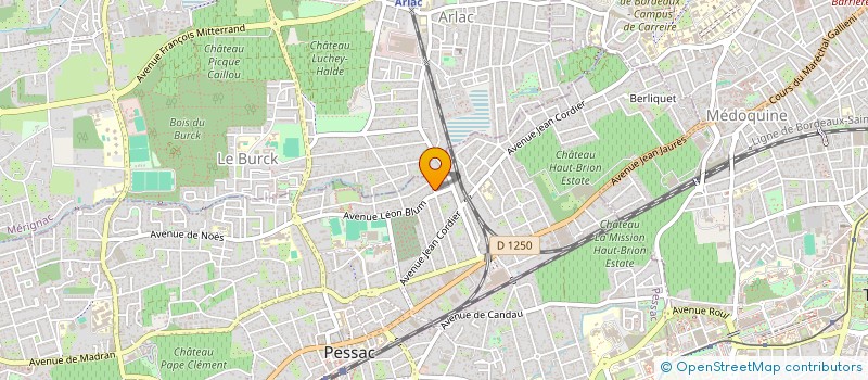 localisation de l'entreprise SCI MIMBEAU  PESSAC