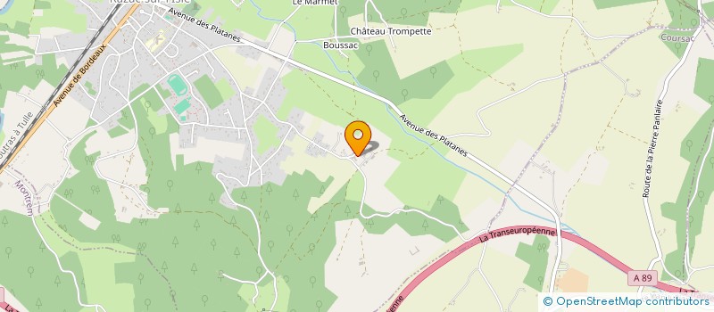 localisation de l'entreprise SCI MIMET  RAZAC-SUR-L'ISLE