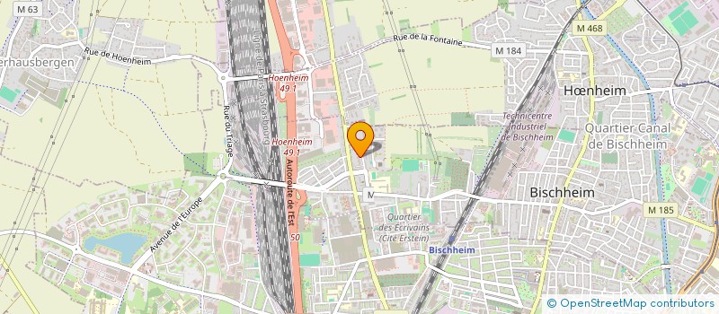 localisation de l'entreprise SCI MIMI  BISCHHEIM