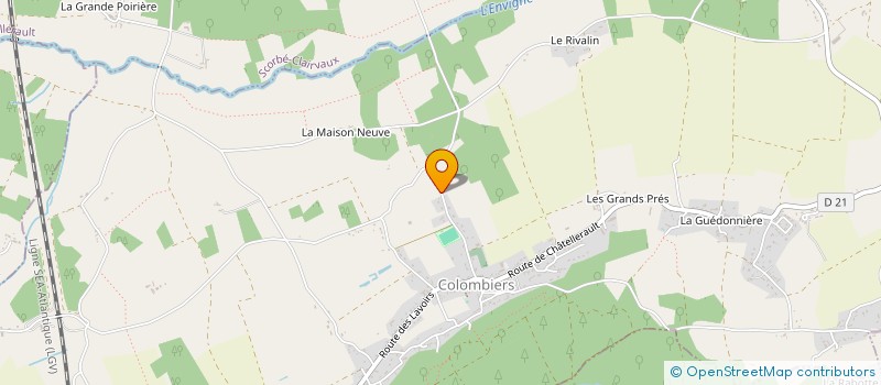 localisation de l'entreprise SCI MIMI  COLOMBIERS