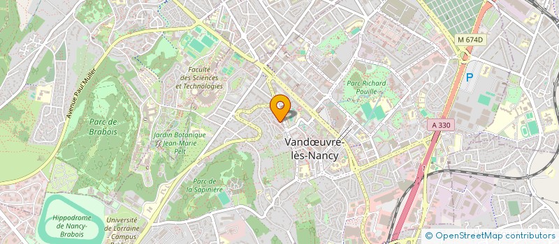 localisation de l'entreprise SCI MIMI & CO  VANDUVRE-LES-NANCY