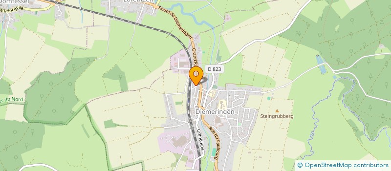 localisation de l'entreprise SCI MIMI & CO  DIEMERINGEN