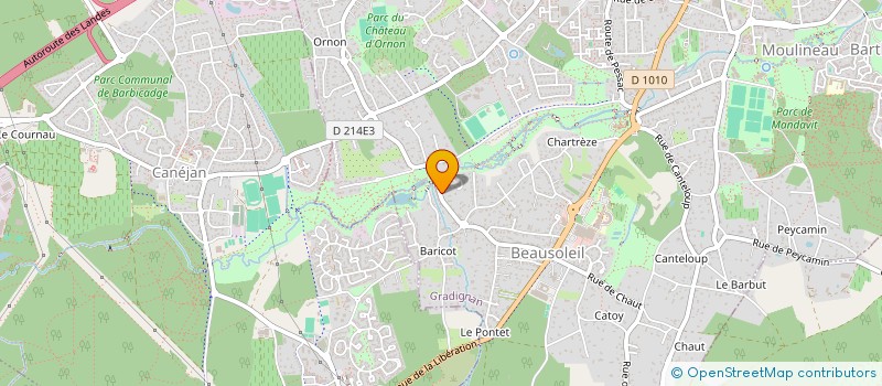 localisation de l'entreprise SCI MIMILEIN  GRADIGNAN