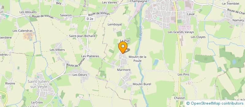 localisation de l'entreprise SCI MIMO à VONNAS