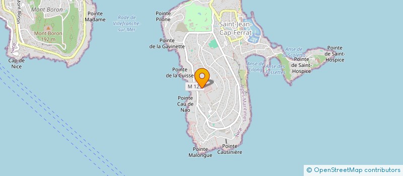 localisation de l'entreprise SCI MIMO à SAINT-JEAN-CAP-FERRAT